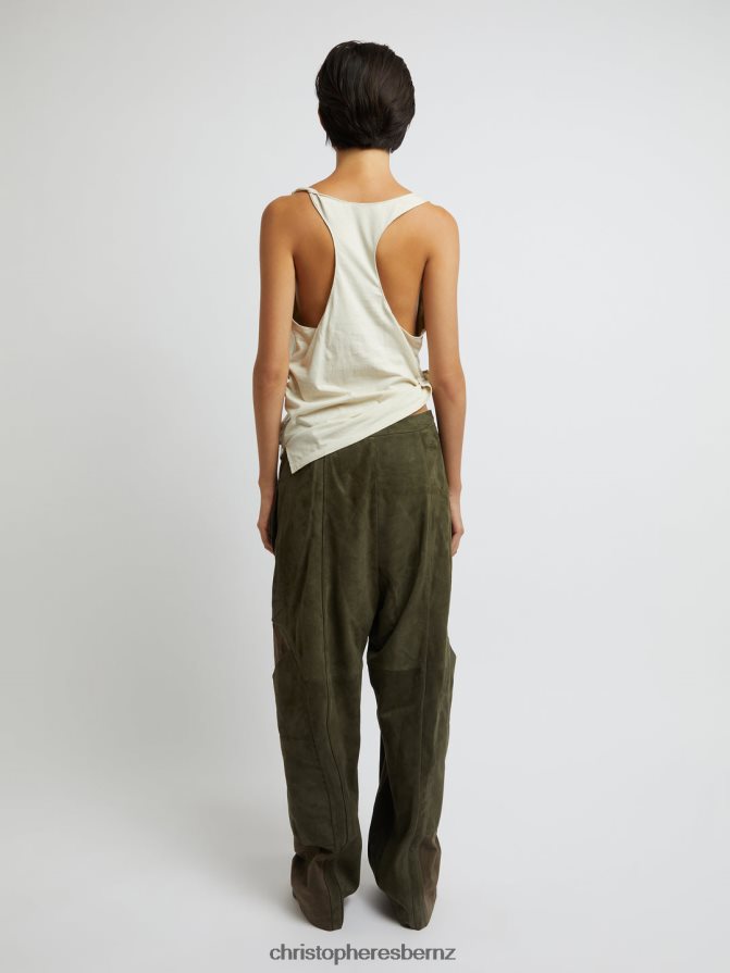 Christopher Esber Putty Nacreous Crushed Tank Clothing R68N6Z90