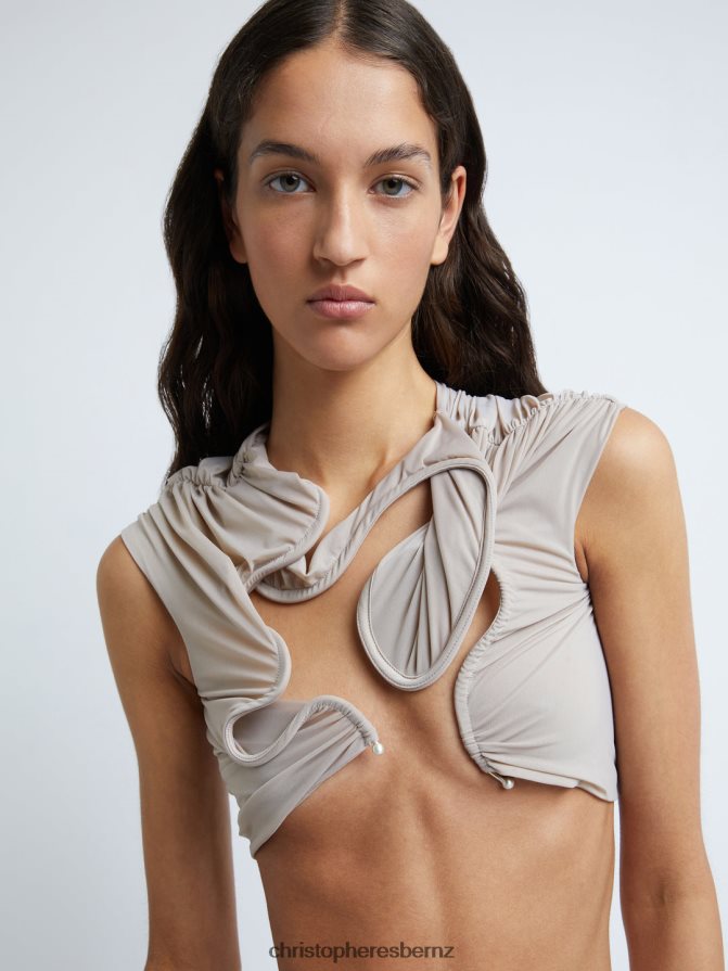 Christopher Esber Putty Venus Crop Top Clothing R68N6Z81