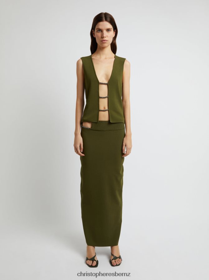 Christopher Esber Seaweed Crystalline Lattice Top Clothing R68N6Z98