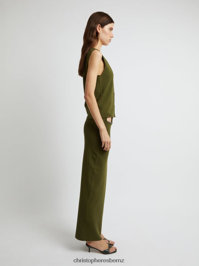 Christopher Esber Seaweed Crystalline Lattice Top Clothing R68N6Z98