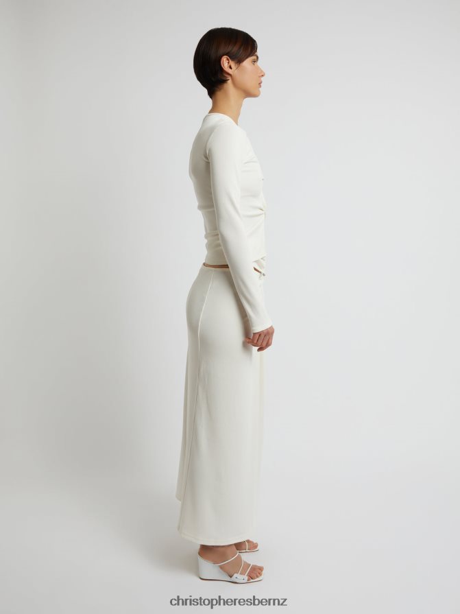 Christopher Esber Snow Open Twist Long Sleeve Top Clothing R68N6Z96