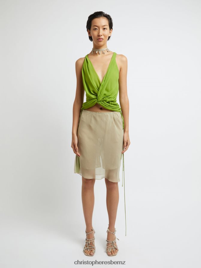 Christopher Esber Stem Silk Springs Interlocked Top Clothing R68N6Z97