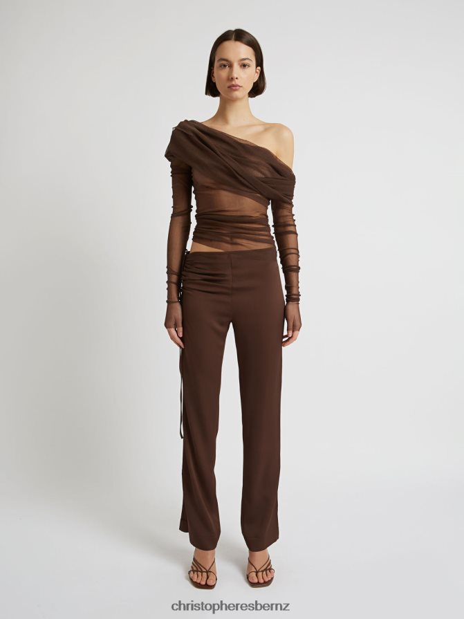 Christopher Esber Walnut Veiled Top Clothing R68N6Z107