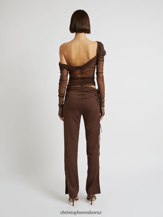 Christopher Esber Walnut Veiled Top Clothing R68N6Z107