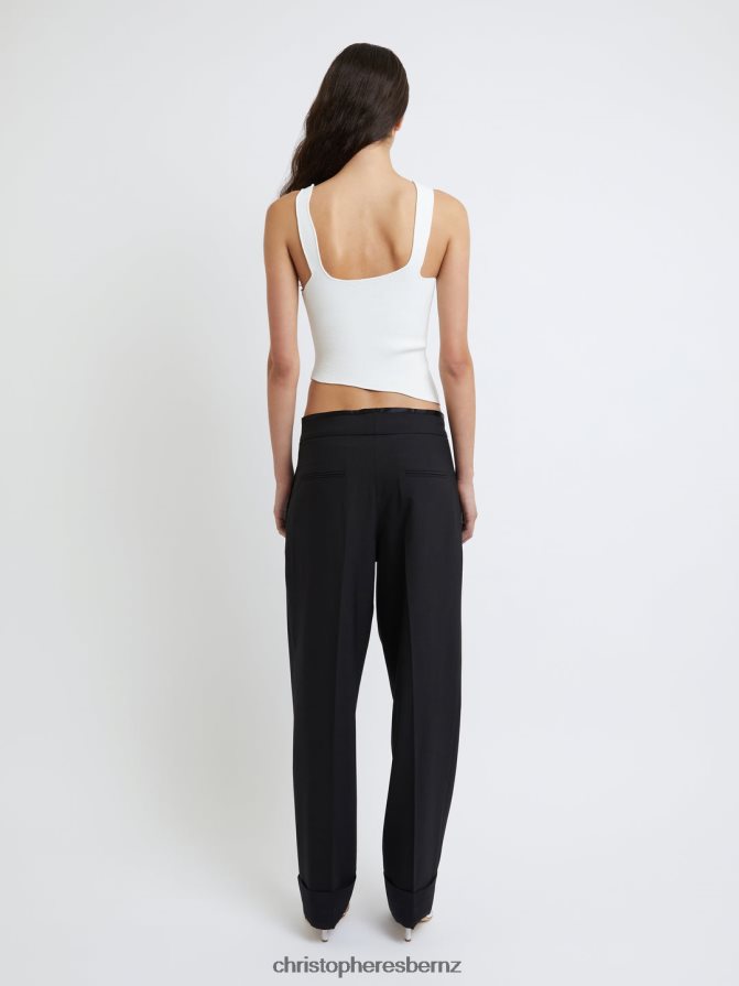 Christopher Esber White Encircled Edge Rib Tank Clothing R68N6Z85