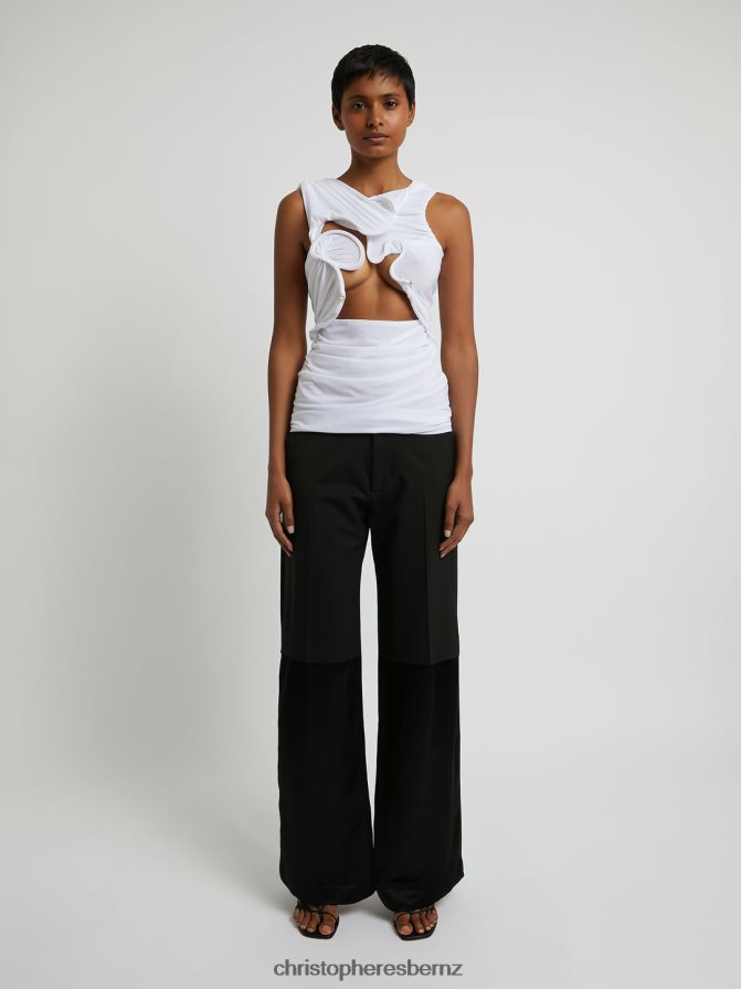 Christopher Esber White Venus Top Clothing R68N6Z123