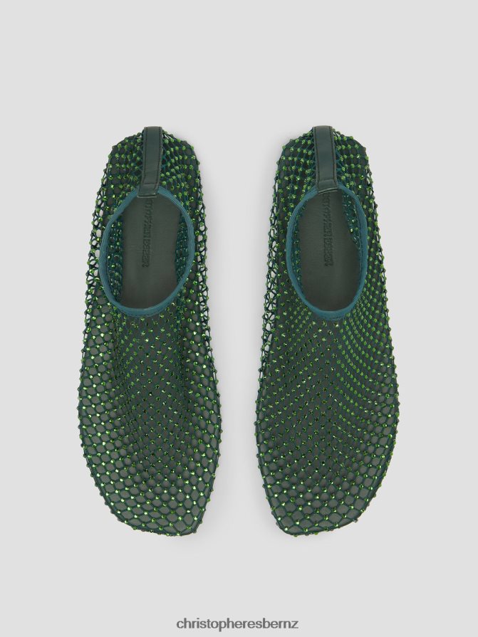 Christopher Esber Dypsis/Green Minette Flat Footwear R68N6Z197