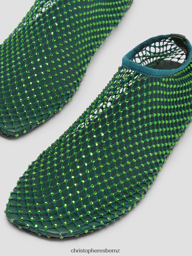 Christopher Esber Dypsis/Green Minette Flat Footwear R68N6Z197