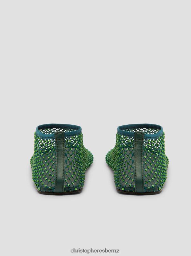 Christopher Esber Dypsis/Green Minette Flat Footwear R68N6Z197